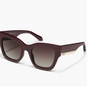 Quay Australia Sunglasses By The Way Plum NWOT